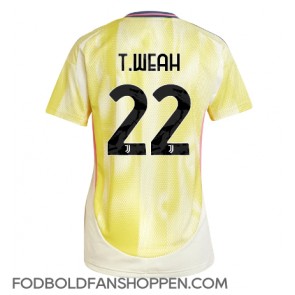 Juventus Timothy Weah #22 Udebanetrøje Dame 2024-25 Kortærmet